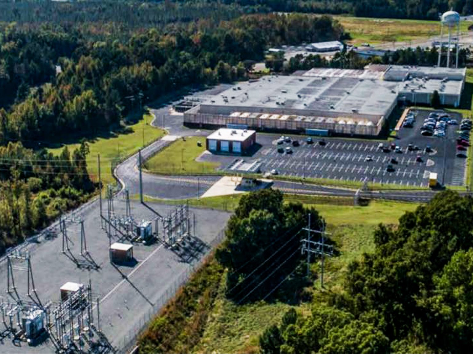 Aerial view of TECfusions' data center campus.