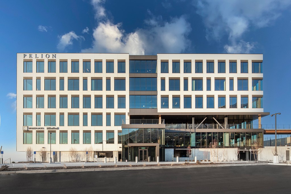 Baltic Pointe, Utah’s first mass timber commercial project, employs advanced engineering techniques that protect the five-story office building from fire and earthquake damage.