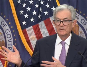 Jerome Powell speaks at the November press conference