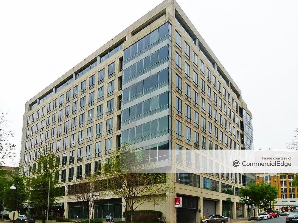 Exterior shot of The Hartford, a Class A, LEED-Certified building in Arlington, Va.