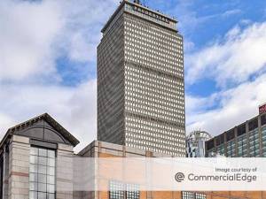 Outside shot of BXP's Prudential Tower, an office building in Boston