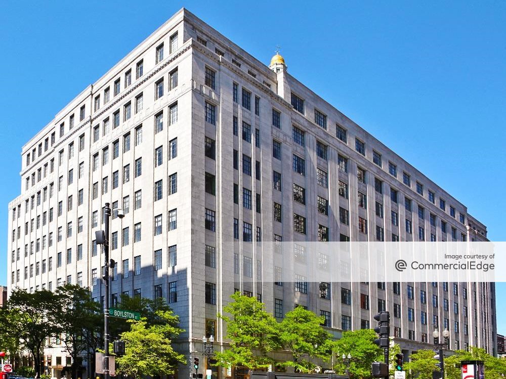 exterior shot of 501 Boylston Street