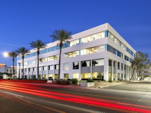 Exterior shot of 501 Gateway in Phoenix.