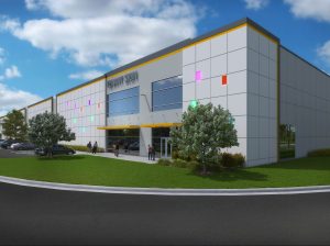 Rendering of 33 Commerce Center, currently underway in Marysville, Ohio.