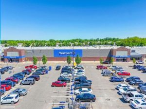 The two assets in the 622,000-square-foot retail portfolio are both anchored by a Walmart.