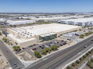 Aerial shot of the industrial asset in Tolleson, Ariz., that SENTRE acquired for $48.8 million