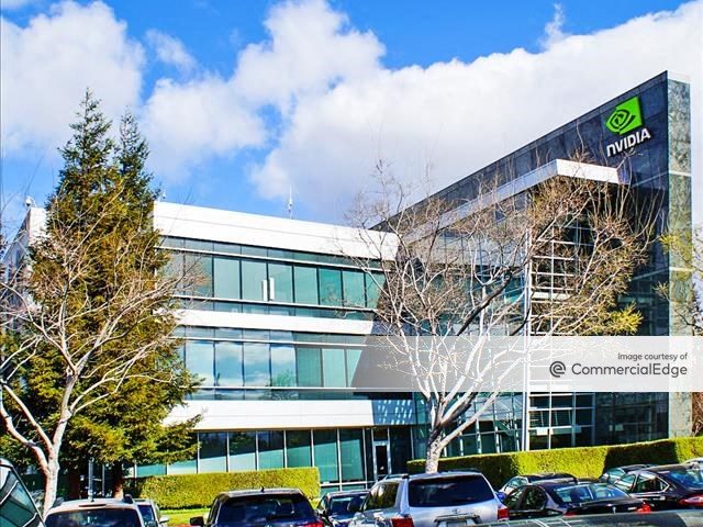 Exterior shot of the office building at 2701 San Tomas Expressway in Santa Clara, Calif.