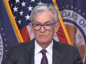 Fed Chair Jerome Powell speaks at the Jan. 29 press conference.