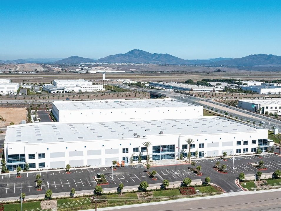 Exterior shot of the two-building Britannia Tech in San Diego, Calif.Park