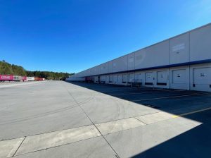 Exterior shot of 50 Innovation Drive, an industrial building in Port Wentworth, Ga.