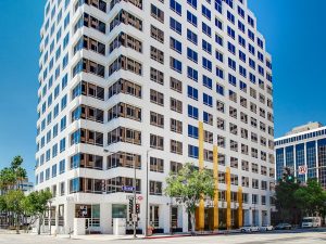 Exterior shot of the office building at 505 Brand Blvd. in Glendale, Calif.