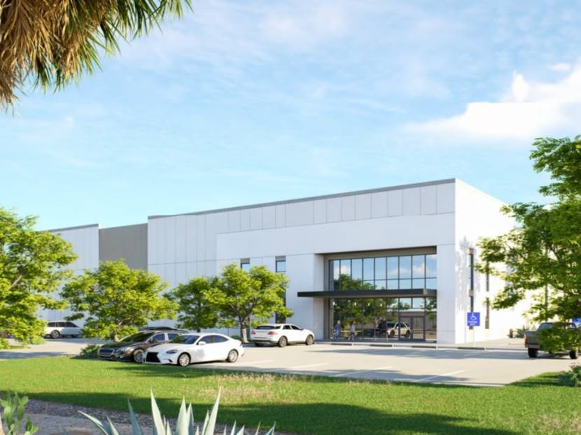 Rendering of Standard Real Estate Investment Partners and Brennan Investment Group industrial project in Laredo, Texas.