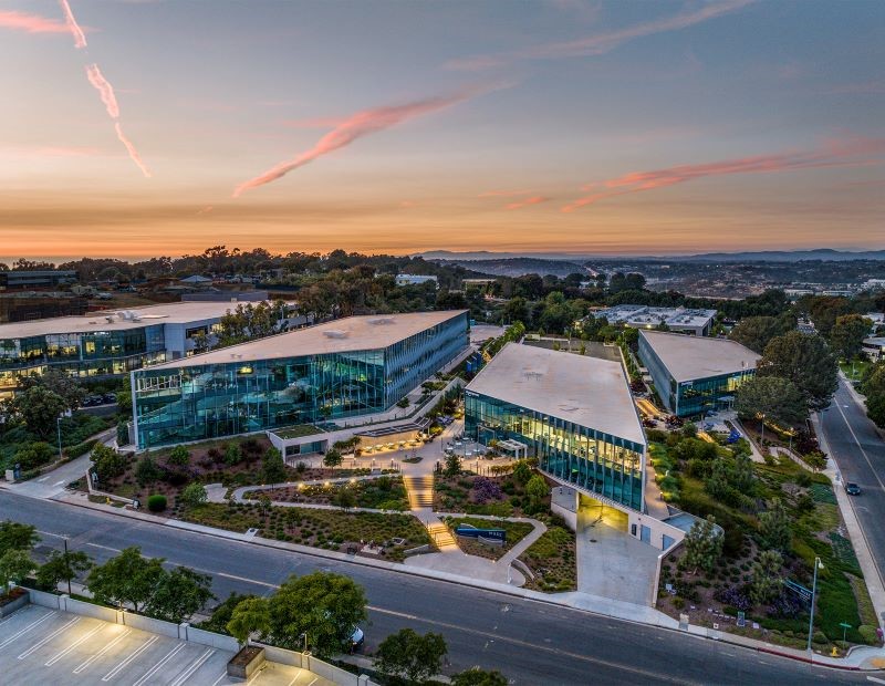 MUSE is a three-building life science campus in the Torrey Pines submarket of San Diego