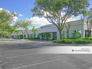 Exterior shot of one of the buildings within Miramar Park of Commerce in Miramar, Fla.