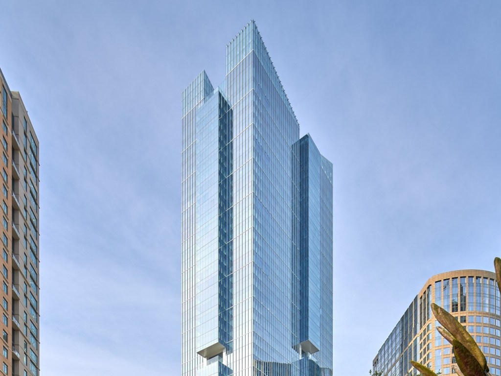 Exterior rendering of Texas Tower