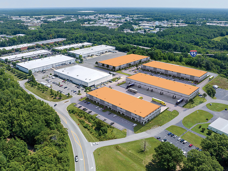 Aerial rendering of the Crescent Business Center in Ashland, Va.