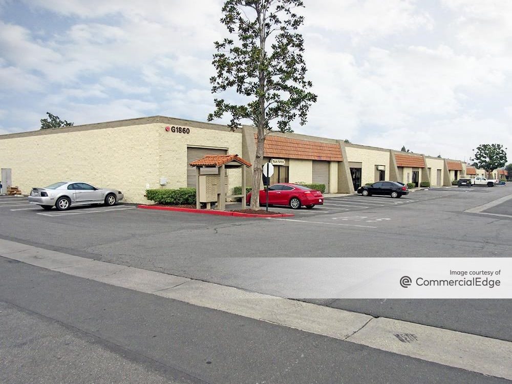 Exterior shot of one of the buildings at MCA Freeway Industrial Park in Riverside, Calif.