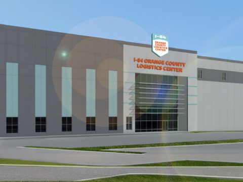 Rendering of I-84 Orange County Logistics Center, a 146,000-square-foot distribution facility in Montgomery, N.Y.