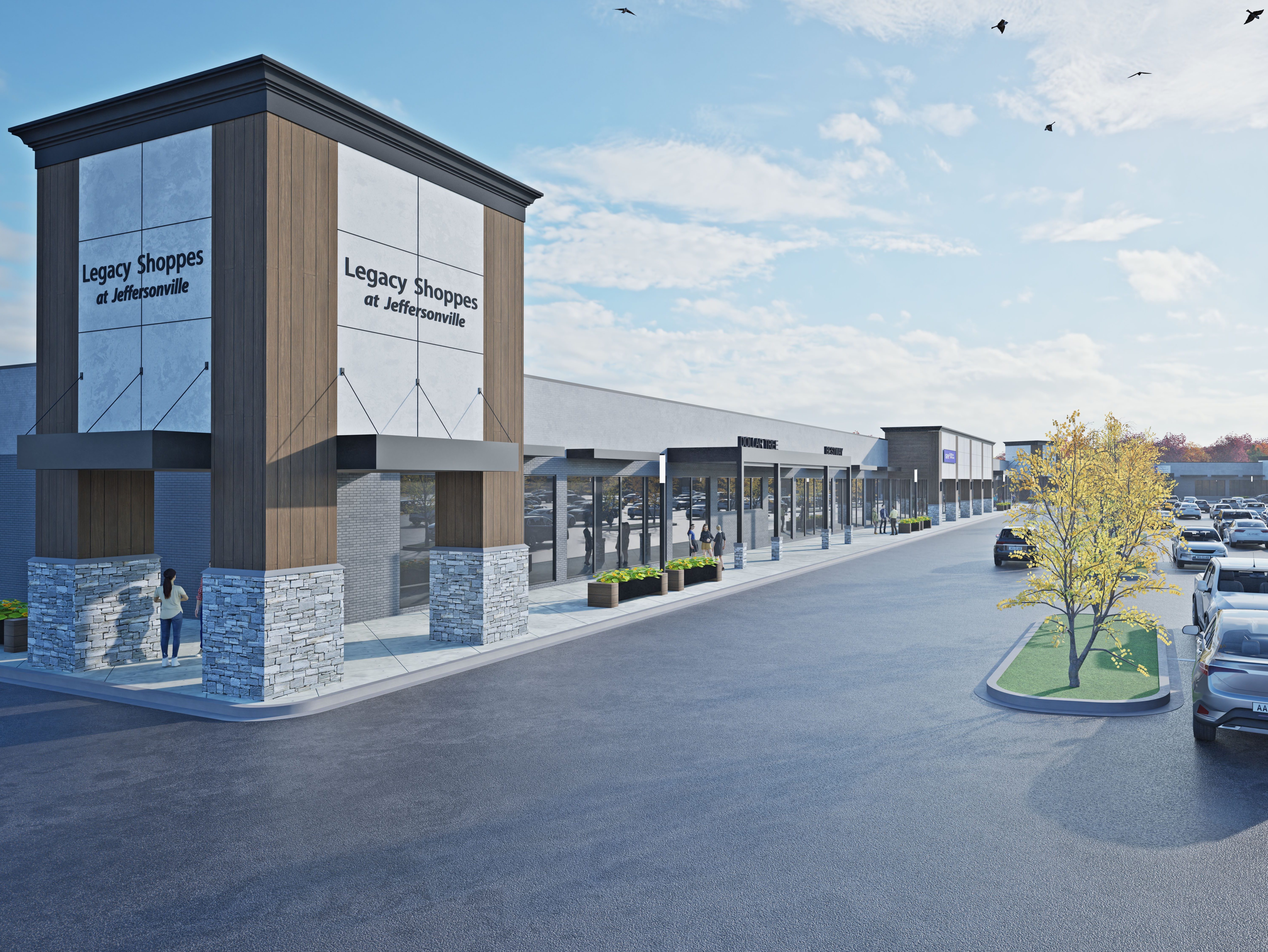 rendering of Legacy Shoppes at Jeffersonville