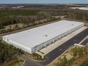 Aerial shot of Sauer Industrial Center, a 280,000-square-foot distribution center in Richmond, Va.