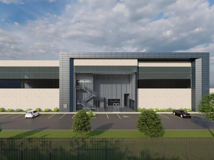 Rendering of San Antonio III, data center campus under construction in San Antonio, Texas.